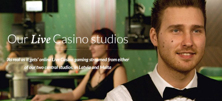 evolution gaming live casino dealer